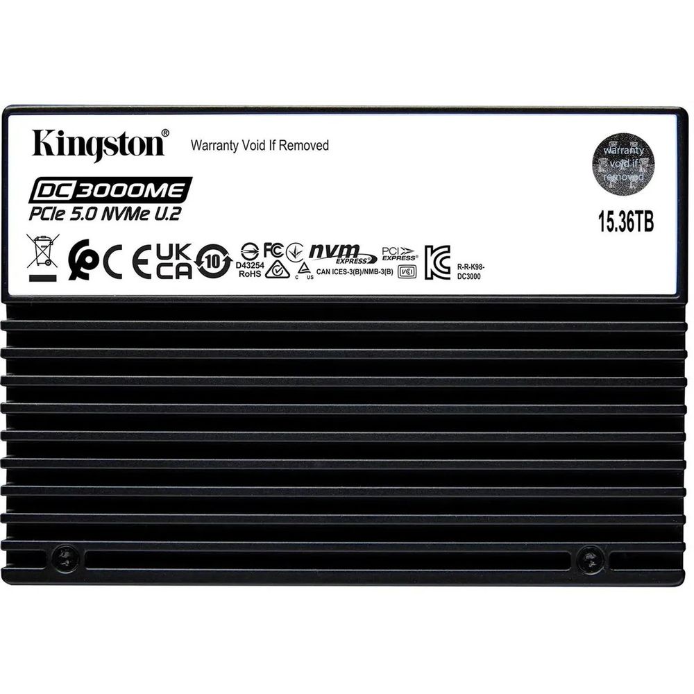 Твердотельный накопитель SSD Kingston U.2 15360GB  SEDC3000ME/15T3