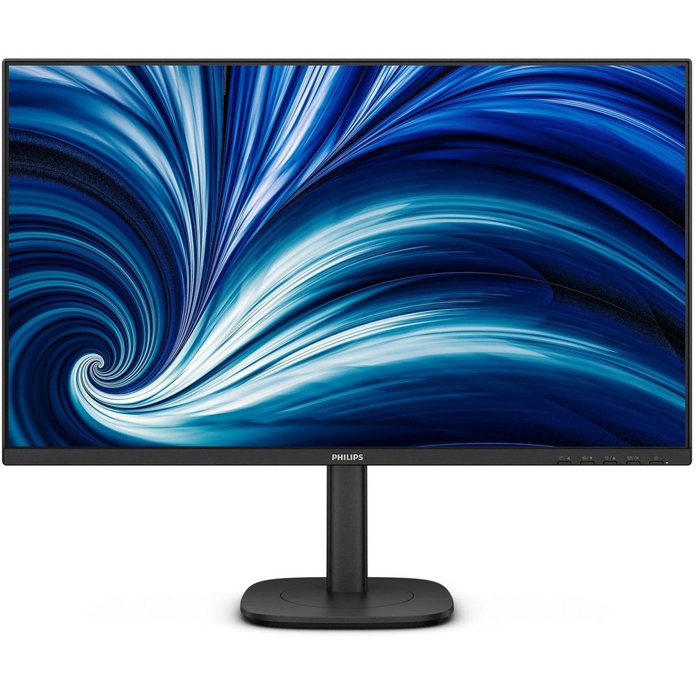 Монитор 27" PHILIPS 27B2U3601  IPS, 2560x1440, 120Hz, 4ms, 350сd/m, 1500:1 | HDMI(2.0), DP(1.4), Type-C(PD-90W), 4xUSB 3.2, RJ45 | HAS, Pivot, Swivel, InPSU, Speakers, Vesa 100, Black