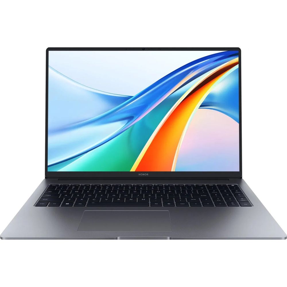 Ноутбук HONOR MagicBook X16 Plus AMD Ryzen 7 8845HS/32Gb (soldered D5)/SSD1Tb/UMA/16"/IPS/WQXGA/2560x1600/120Hz/Win11/Grey/1.79kg