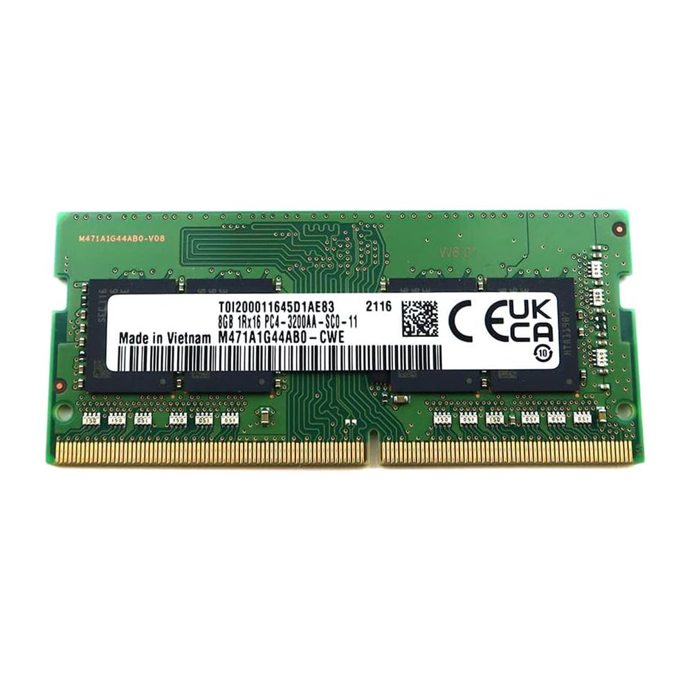 Модуль памяти 8GB Samsung DDR4 3200 SO DIMM  Laptop Non-ECC, CL22, 1.2V, 1Rx16, Bulk