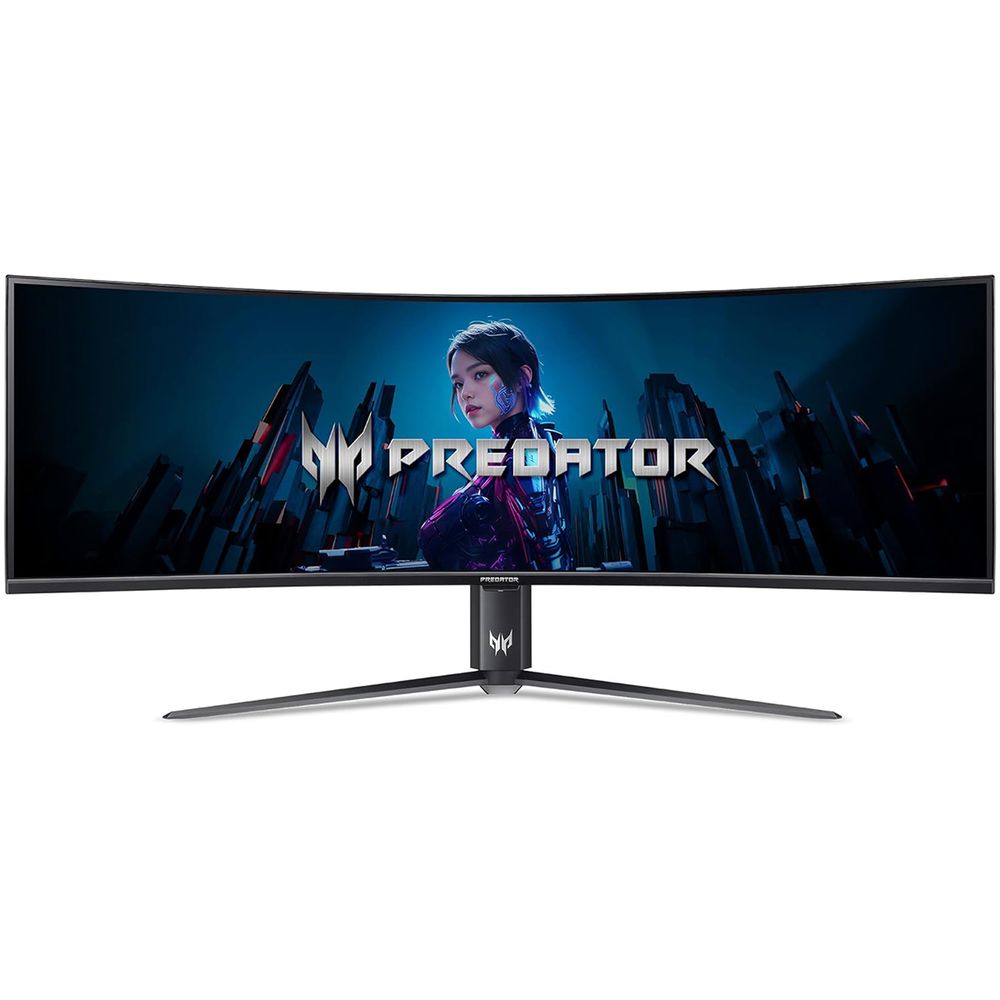 Монитор 57" ACER Predator Z57bmiiphuzx Black (VA 7680x2160 120 Hz 1000cd/m2 1ms 2xHDMI(2.1) + 1xDP + 1xTypeC(PD90W) + USB3.2(1up4down) + Audio out+Speaker 10Wx2 110 H.Adj)