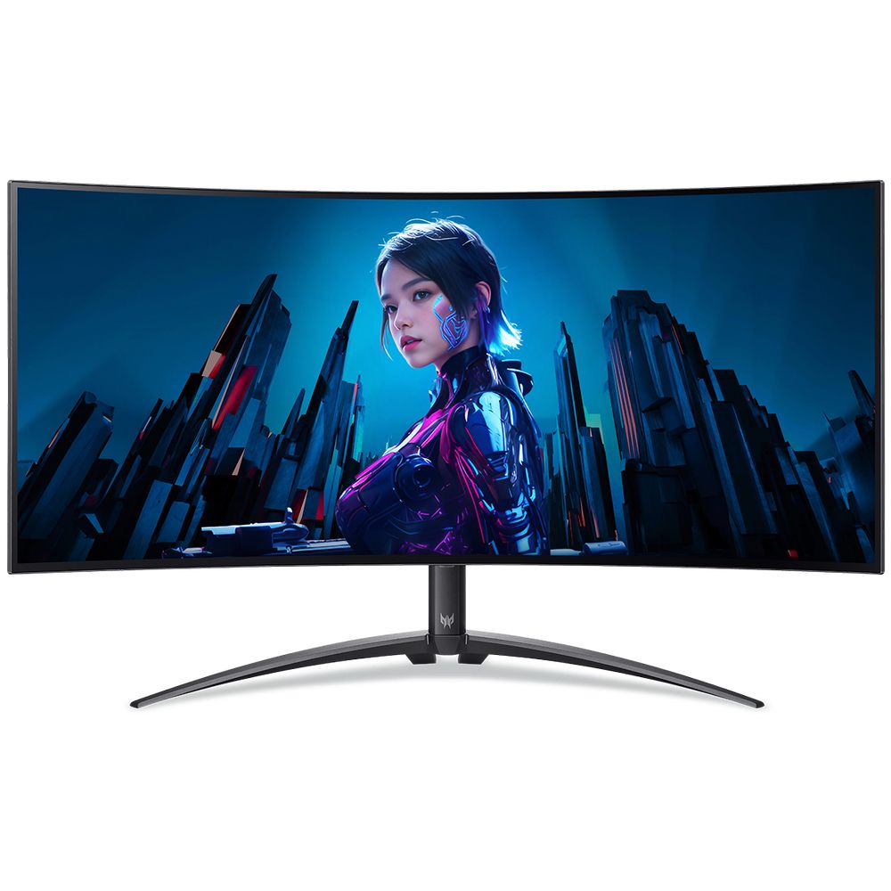 Монитор 39" ACER Predator X39bmiiphuzx Black (OLED 3440x1440 240 Hz 1300cd/m2 0,01ms 2xHDMI(2.1) + 1xDP + 1xType-C(90W) + SPK + Audio out + USB3.2x3 + USB-C + USB-B (2up 4down)+Speaker 5Wx2 110 H.Adj)