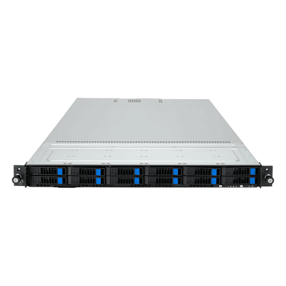 Сервер Crusader Squire 1245R (Rack 1U, 2xEpyc 9754 (128C/256T, 2.2 GHz, 256 MB), 12x64GB DDR5 DIMM ECC reg., 4x3.84TB U.2 NVMe, 2x10Gb/s RJ-45, 2x2600W, No OS)