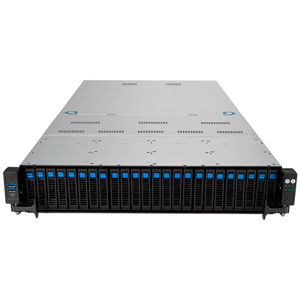 Сервер Crusader Squire 2245R (Rack 2U, 2xEpyc 9454 (48C/96T, 2.8 GHz, 256 MB), 12x32GB DDR5 DIMM ECC reg., 9560-16i + CVM, 2x25Gb/s SFP28, 2xA5000 24 Gb, 2x2600W, No OS)