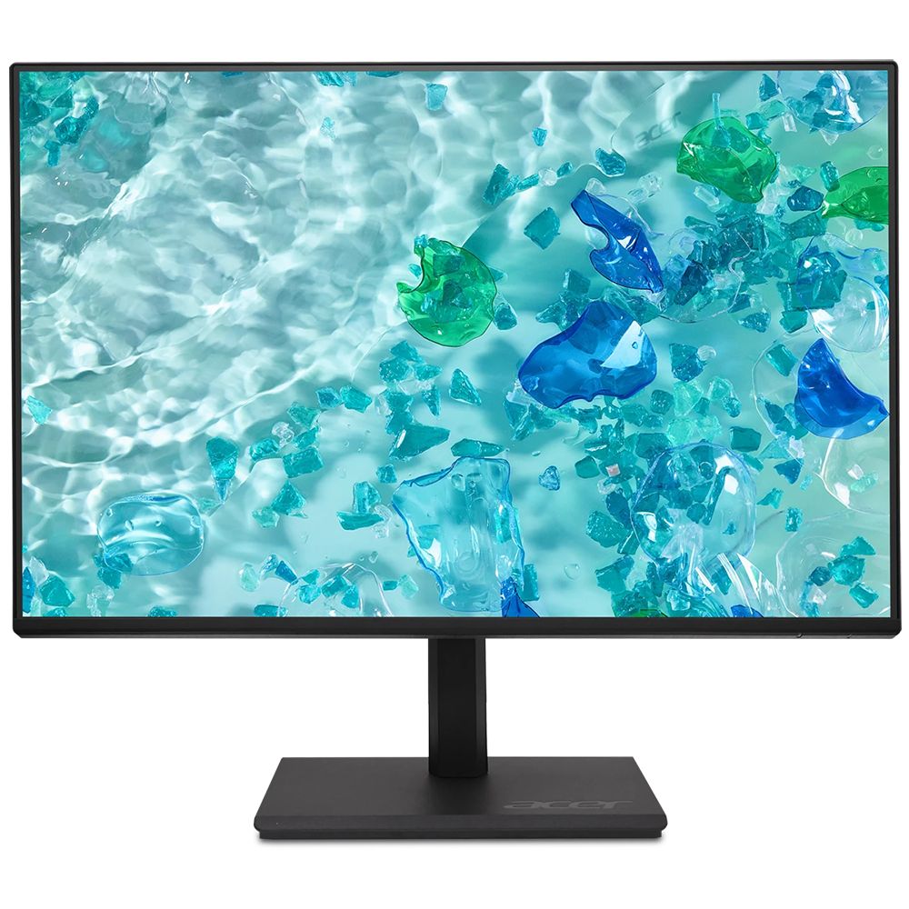 Монитор 24" ACER B247WE5bmiprzxv Black (1920x1200, 16:10, IPS, 300cd, 1/4ms, 100Hz, VGA, HDMI(1.4), DP(1.2), SPK, Audio In/Out, USB 3.2x4, USB-B (1up 4down), Speakers 2Wx2, FreeSync, hadj 165)