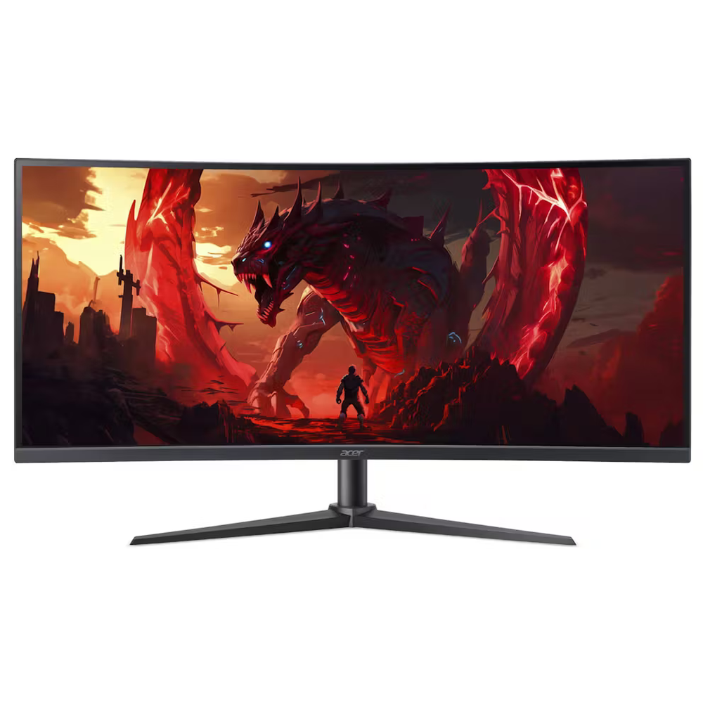 Монитор 34" ACER XZ340CURW0bmiiphx Black (VA, изогнутый, 3440x1440, 240Hz, 1 ms, 178°/178°, 250 cd/m, 3000:1, +2xHDMI 2.1, +DisplayPort 1.4, +MM, +регулировка по высоте)