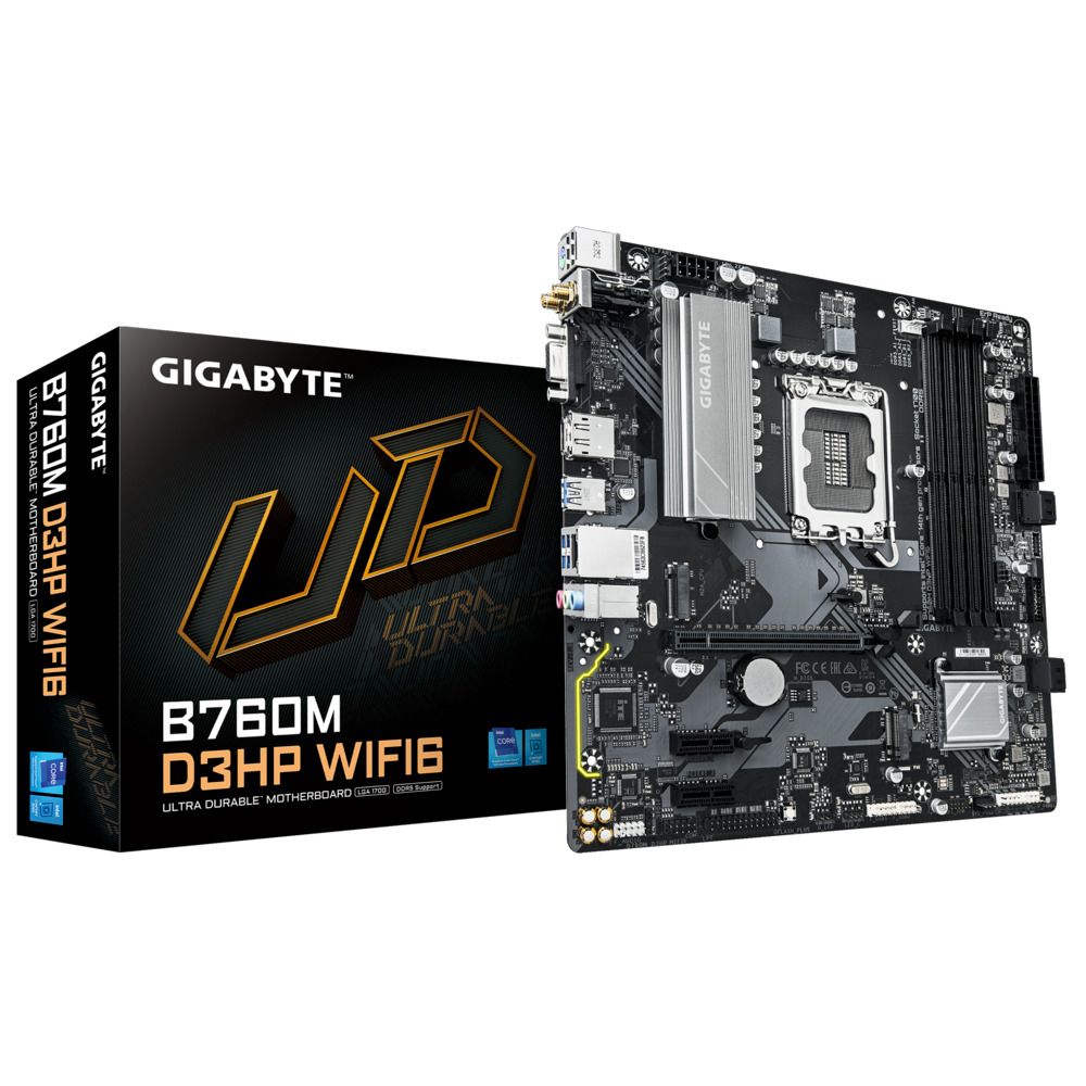 Материнская плата Gigabyte B760M D3HP WIFI6, RTL