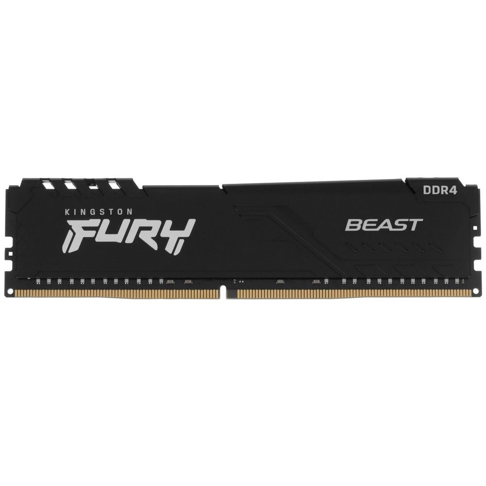 Модуль памяти Kingston 16GB DDR4 3200 DIMM FURY Beast Black Gaming Memory KF432C16BB1/16WP Non-ECC, CL16, 1.35V, 1Gx8,