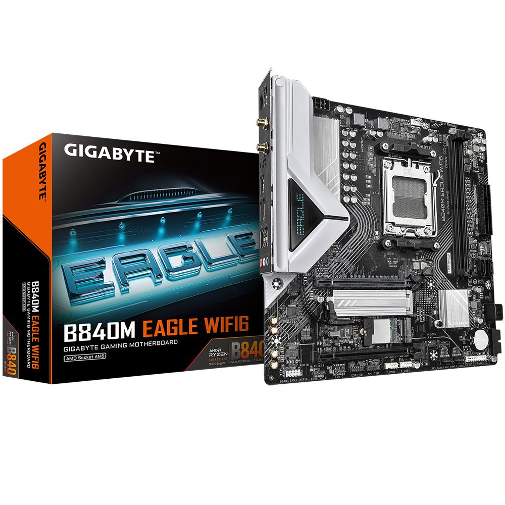 Материнская плата Gigabyte B840M EAGLE WIFI6, RTL