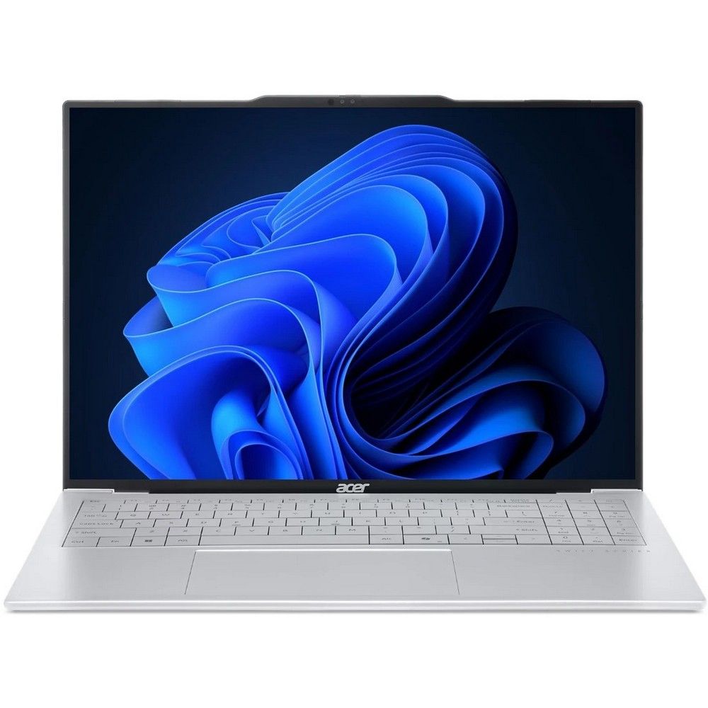 Ноутбук Acer Swift Air 16 SFA16-61M-R0MH AMD Ryzen AI 5 330/16Gb (soldered D5)/SSD512Gb/UMA/16"/OLED/WUXGA/1920x1200/60Hz/NoOS/Silver/1.1kg