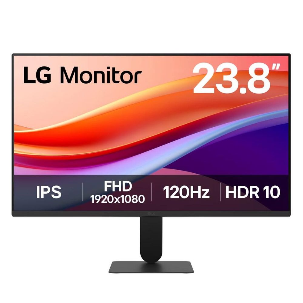 Монитор 23.8" LG 24U411A-B  IPS, 1920x1080, 120Hz, 5ms, 250сd/m, 1500:1, HDR10 | VGA, HDMI(2.0) | ExPSU, Vesa 100, Black