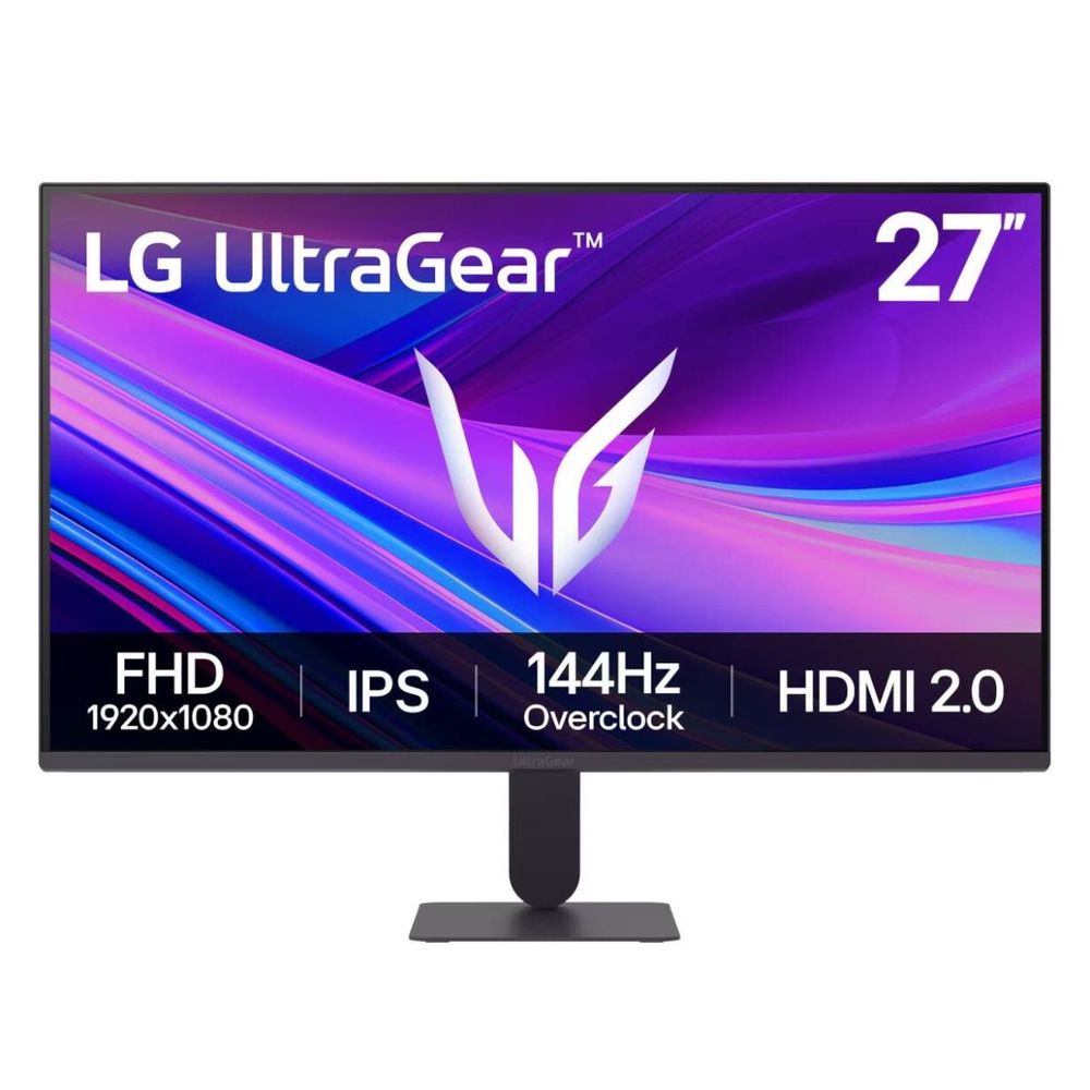 Монитор 27" LG 27G411A-B  IPS, 1920x1080, 144Hz, 5ms, 250сd/m, 1500:1, HDR10 | HDMI(2.0), DP(1.4) | ExPSU, Vesa 100, Black
