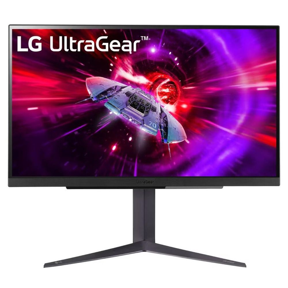 Монитор 27" LG 27GR83Q-B Black (IPS, 2560x1440, HDMI+HDMI+DP, USB Hub, 1 ms, 178°/178°, 500 cd/m, 1000:1, 240Hz, Pivot)