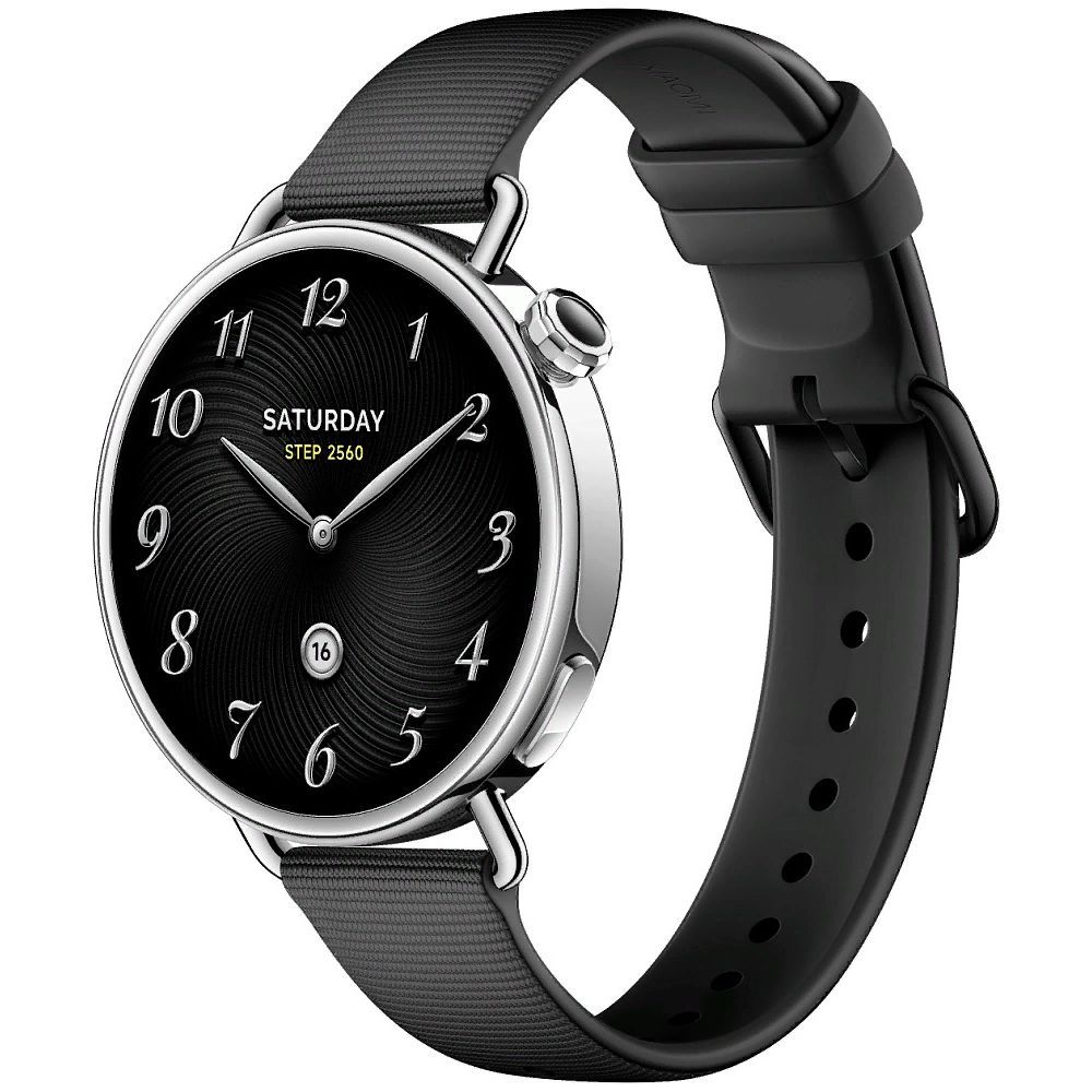 Смарт-часы Xiaomi Watch S4 41mm Fluororubber Strap(Black)