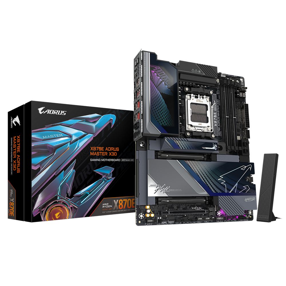 Материнская плата Gigabyte X870E AORUS MASTER X3D, RTL