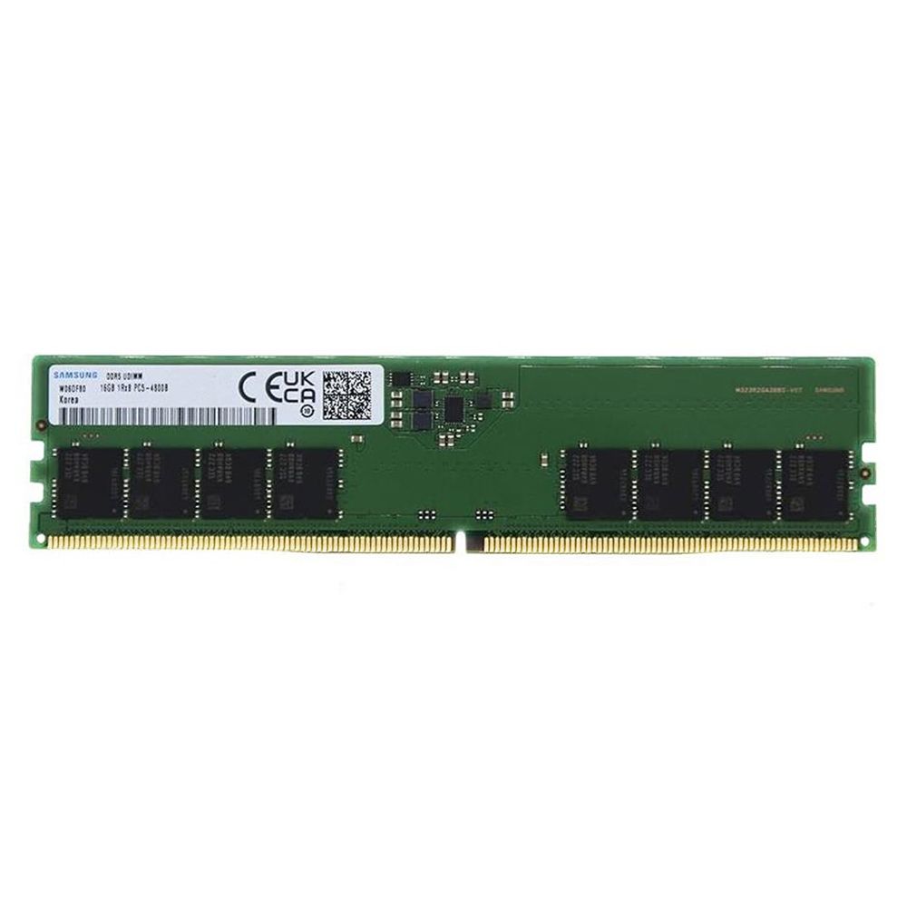 Модуль памяти 16GB Samsung DDR5 5600 UDIMM  Desktop Non-ECC,CL46, 1.1V, 1Rx8, Bulk