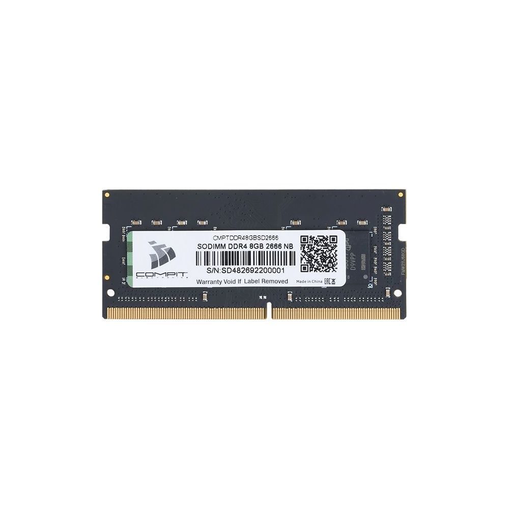 Модуль памяти COMPIT 8GB SO DIMM DDR4 2666MHz 260pin 1.2V CMPTDDR48GBSD2666