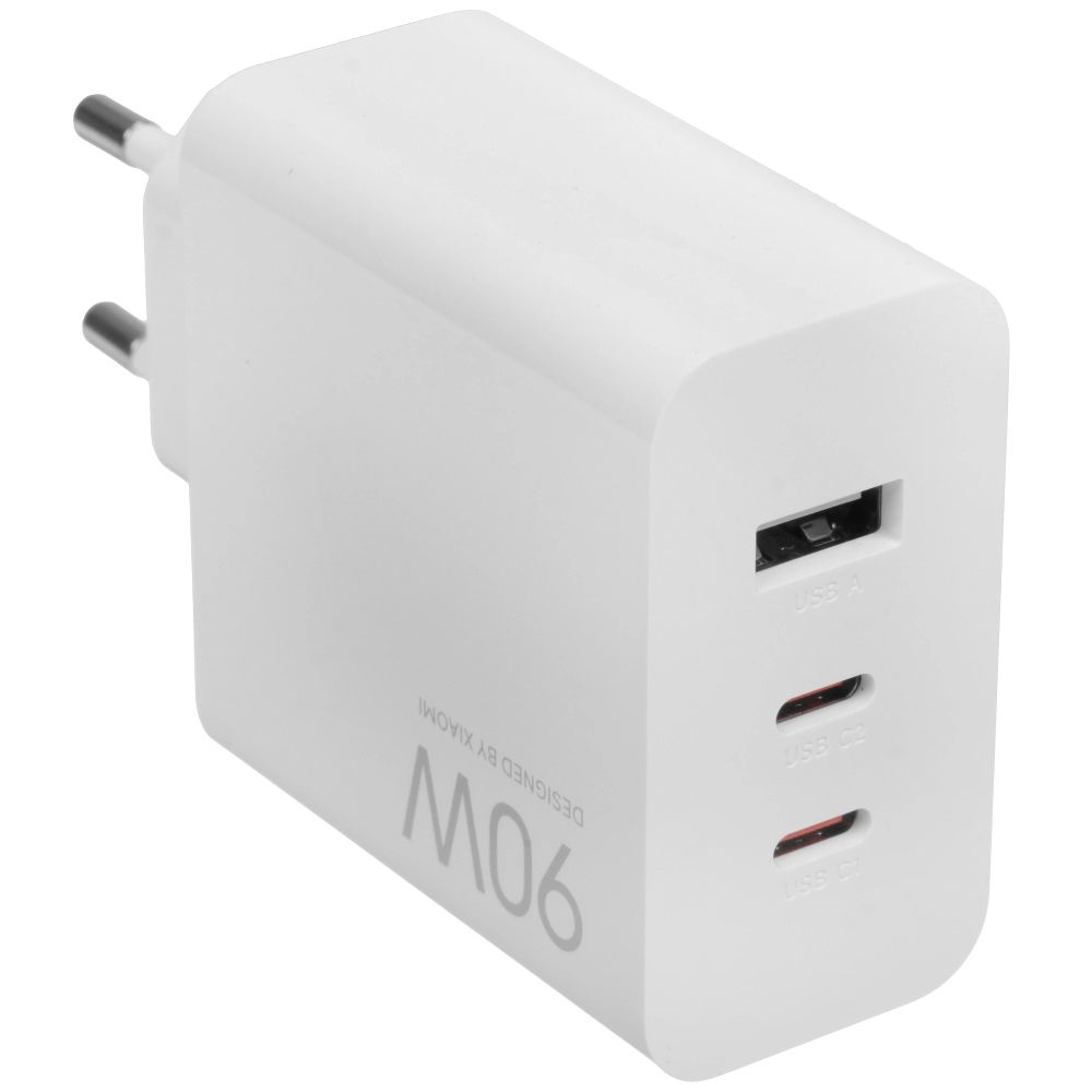 Сетевое зарядное устройство Xiaomi 90W HyperCharge Power Adapter(3-Port) EU (BHR087MEU)