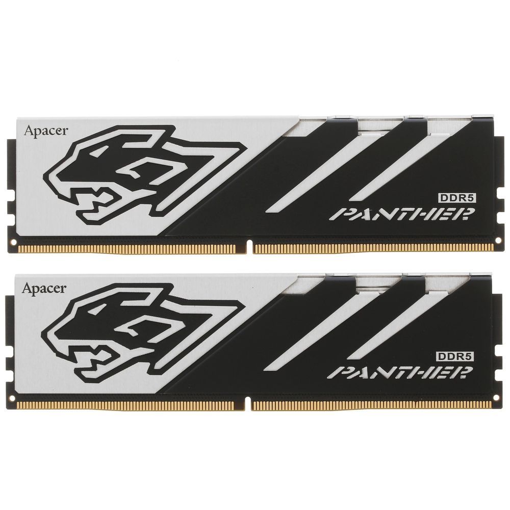 Модуль памяти Apacer DDR5 DIMM 6000-38 2048x8 32GB 1.35V OC Panther DDR5 w/HS RP-K2