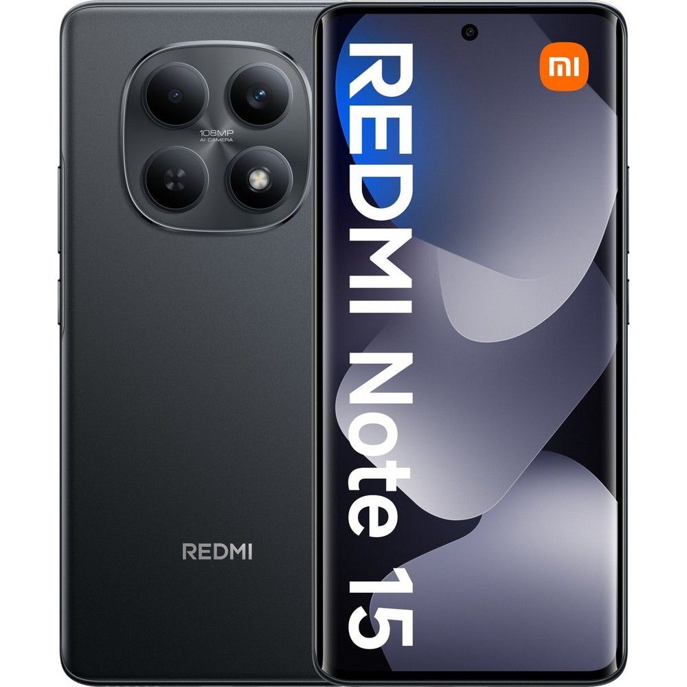 Смартфон Redmi Note 15 8+256Gb черный (MZB0M7QRU)