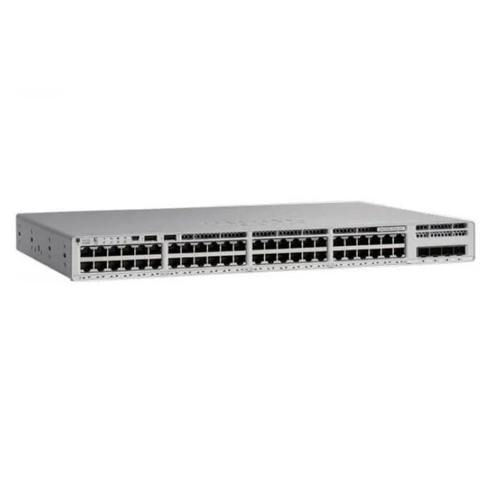 Коммутатор CISCO Catalyst 9200 48-port 1Gb RJ-45 Data Switch, Modular uplink option, PS 1x125W (up to 2), DNA Network Essentials, C9200-48T-E