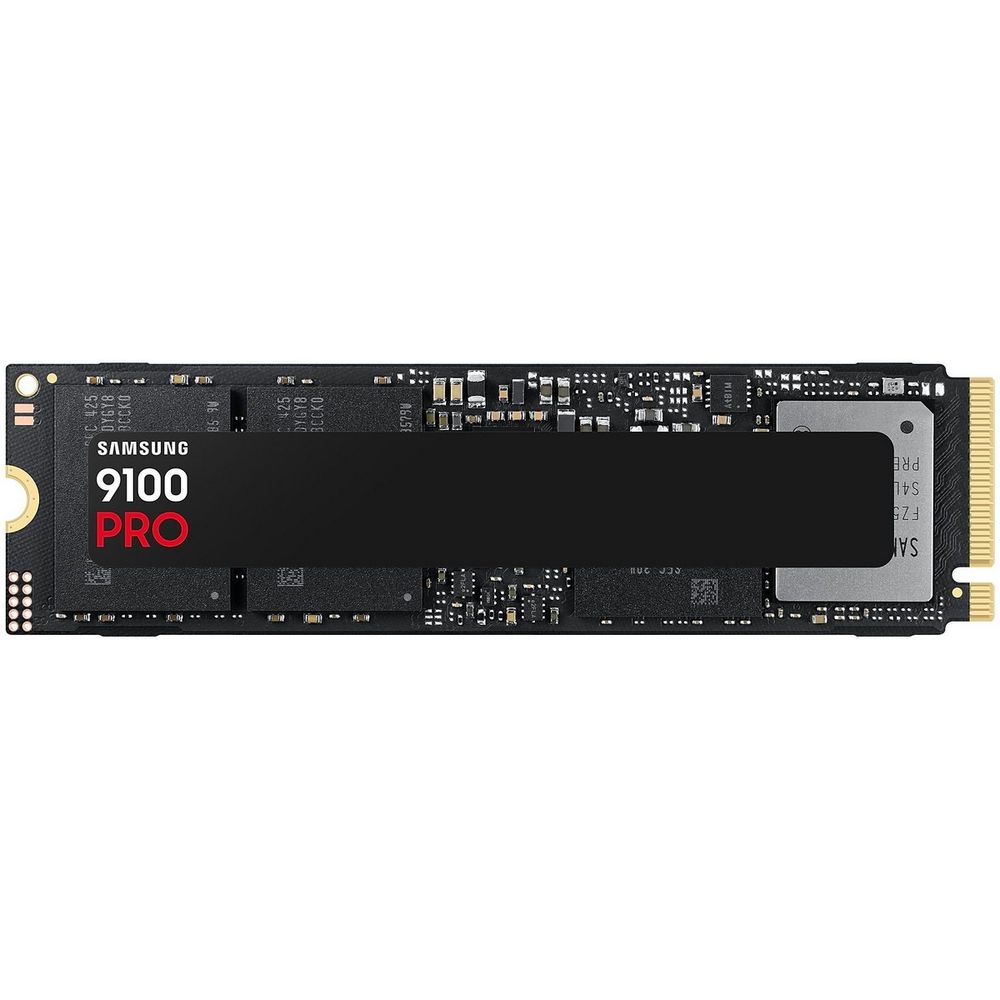 Твердотельный накопитель SSD Samsung Bad Pack M.2 2280 2TB Samsung 9100 PRO Black Client SSD PCIe Gen5x4 with NVMe, 14700/13400, IOPS 1850/2600K, MTBF 1.5M, 3D NAND, 2048MB, 1200TBW, 0,33DWPD, RTL bp