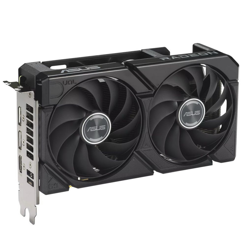 Видеокарта ASUS RX9060 DUAL 8GB GDDR6 128bit 2xDP HDMI 2FAN RTL (DUAL-RX9060-8G)