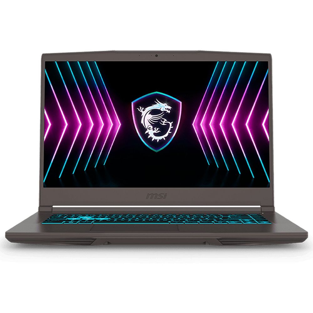 Ноутбук MSI Thin 15 B2RVE-3451XRU Intel Core 7 240H/16Gb (1*16 D4)/SSD512Gb/RTX4050 6Gb (45W)/15.6"/IPS/FHD/1920x1080/144Hz/NoOS/RJ-45/Grey/1.86kg
