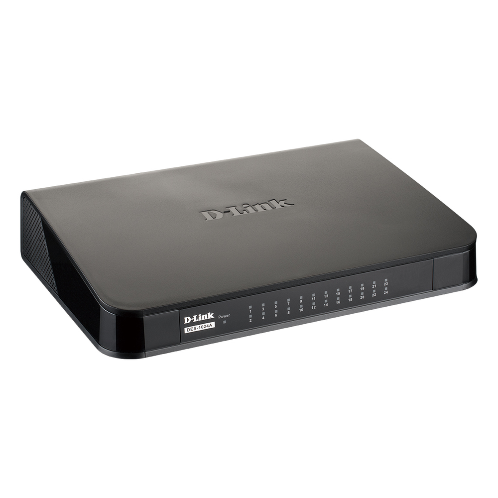 Коммутатор D-Link DES-1024A/E3A Коммутатор, 24x100Base-TX, корпус пластик