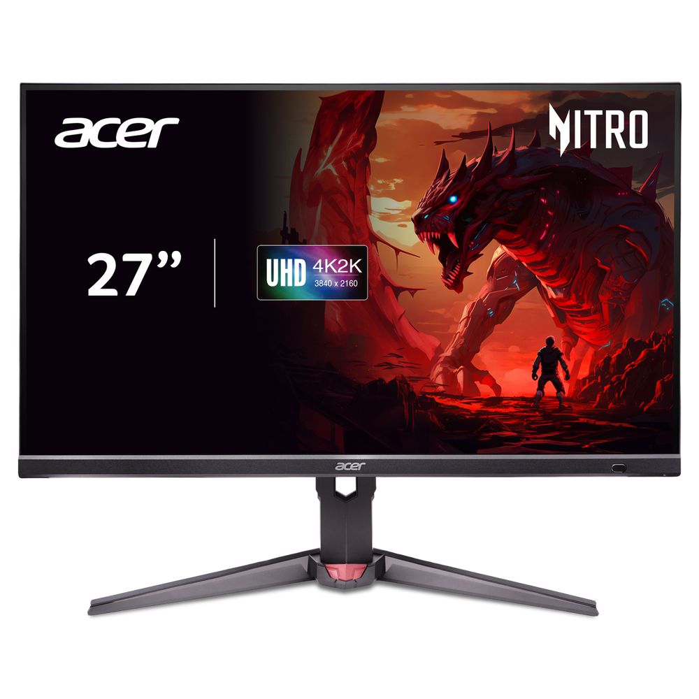 Монитор 27" ACER XV272KV5bmiiprx Black (IPS, 3840x2160, 160Hz (320Hz@FHD), 0.5 ms, 178°/178°, 400 cd/m, 1000:1, +2xНDMI 2.1, +DisplayPort 1,4, +MM, 2x2W, Pivot)