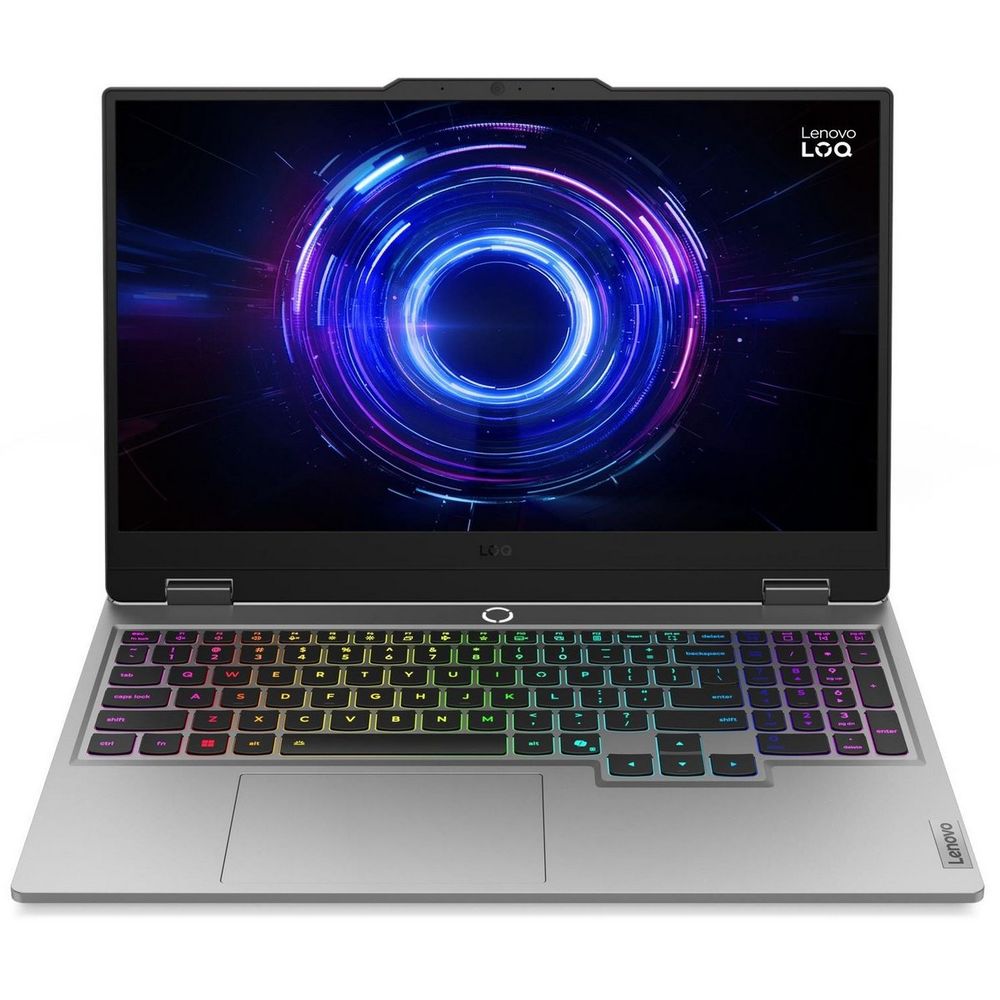Ноутбук Lenovo LOQ 15IRX10 Intel Core i5-13450HX/16Gb (1*16 D5)/SSD512Gb/RTX5050 8Gb (100W)/15.6"/IPS/FHD/1920x1080/144Hz/Win11 (SL English)/RJ-45/Luna Grey/2.4kg