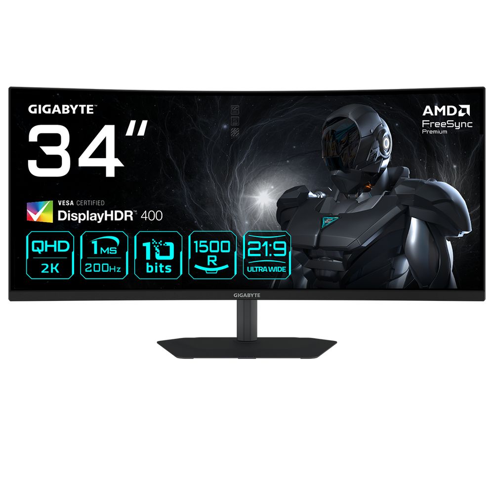 Монитор 34" Gigabyte G34WQC2 EK