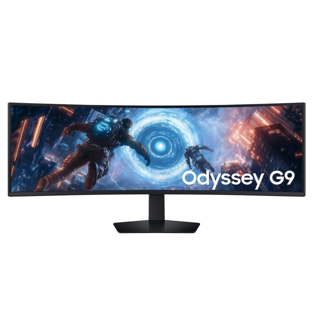 Монитор 49" SAMSUNG S49FG916EI Odyssey G9 G91F DQHD Curved VA, 5120x1440, 144Hz, 1ms, 350сd/m, 2500:1, HDR10 | 2xHDMI(2.1), DP(1.4), 2xUSB3.2 | HAS, Swivel, InPSU, Vesa 100, Black