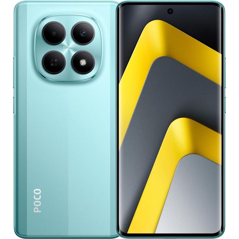 Смартфон POCO M8 5G 8+256Gb зелёный (MZB0MBFRU)