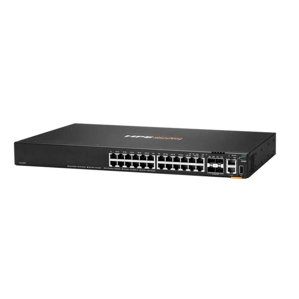 Коммутатор JL724B HPE Aruba Networking CX 6200F 24G 4SFP+ Managed L3 Switch