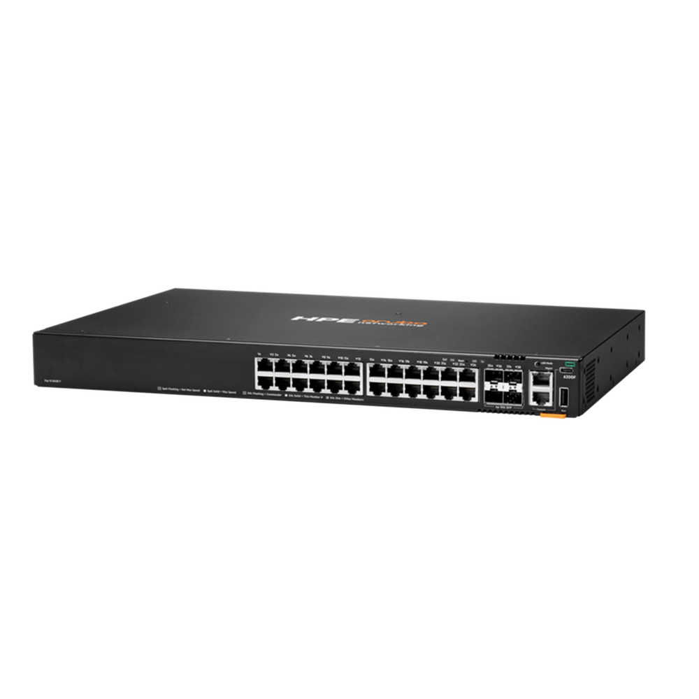 Коммутатор JL724B HPE Aruba Networking CX 6200F 24G 4SFP+ Managed L3 Switch