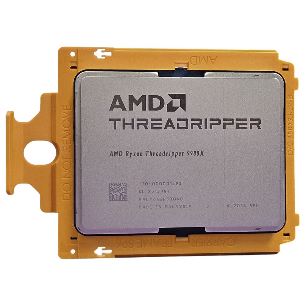 Центральный Процессор AMD RYZEN Threadripper 9980X OEM (Shimada Peak, 4nm, C64/T128, Base 3,2 GHz, Turbo 5,4 GHz, Without Graphics, L3 256MB, TDP 350W, sTR5)