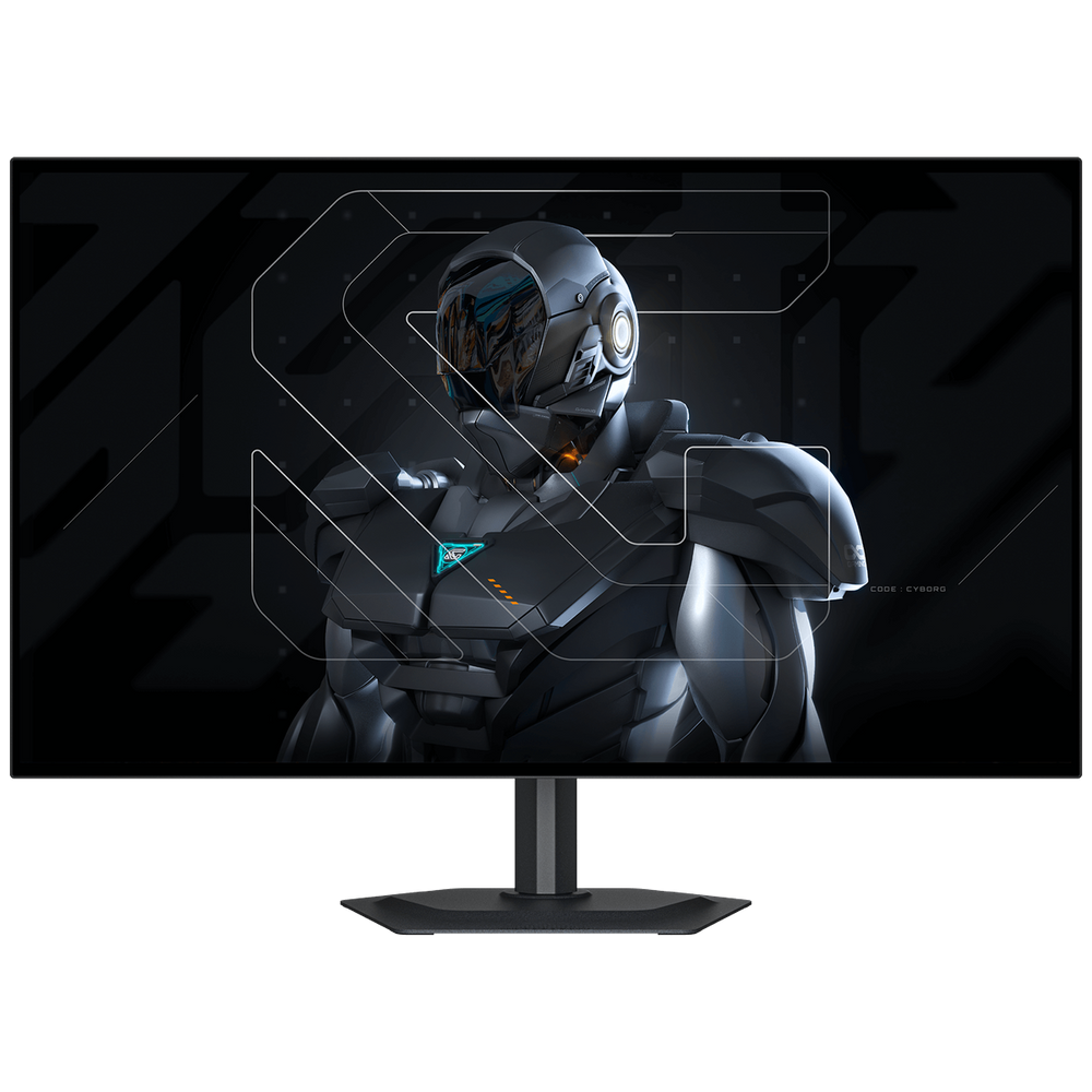 Монитор 26.5" Gigabyte MO27Q28GR EK Black (WOLED, 2560 x 1440, 280Hz, 10bit (1.07B), 0,03ms, 335cd/m (1500cd/m пиковая), 1.5M:1, 2xHDMI-2.1, DP-1.4, 3xUSB3.2, USB Type-C (18W), Pivot)