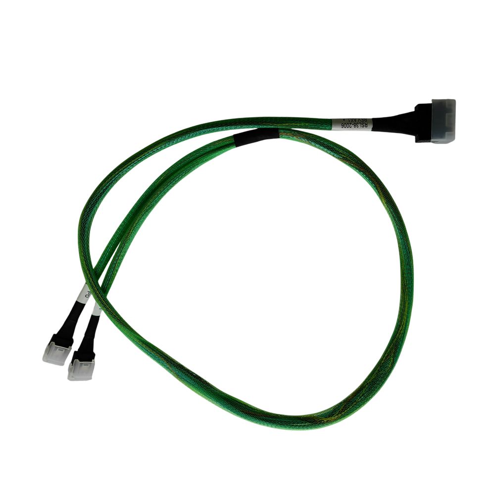 Кабель DiliVing DLSL38-2006 Cable, U.2 Enabler,  HDmSAS x8 (2x SFF8643) -to- 2x Slimline x4 (2x SFF8654), 1m, Used with systems that use the Slimline connector on the NVMe-backplane  OEM