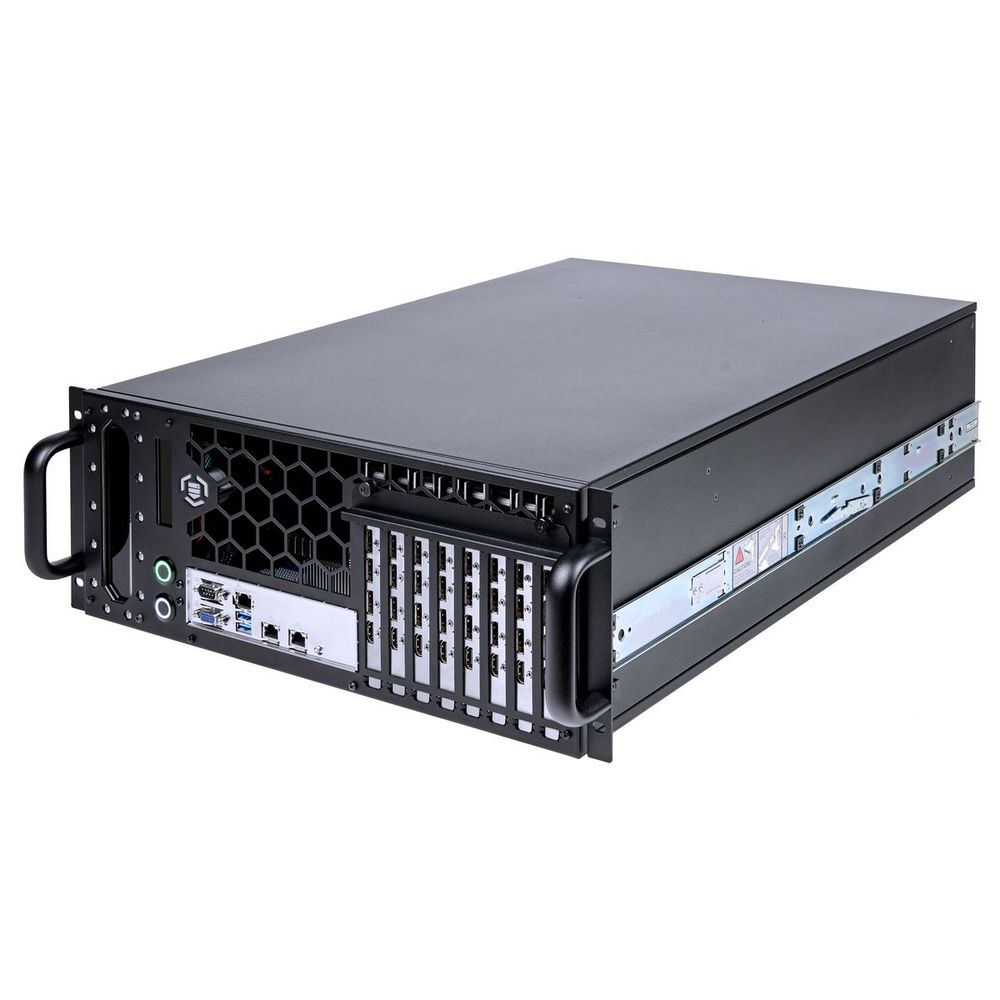 Сервер Crusader Squire 4135R (4U, 1xPRO 7975WX, 4x32GB DDR5 RDIMM ECC, 2x1TB M.2 NVME, 6xRTX 5090 32G, 4x1600W, AIo, WB2)