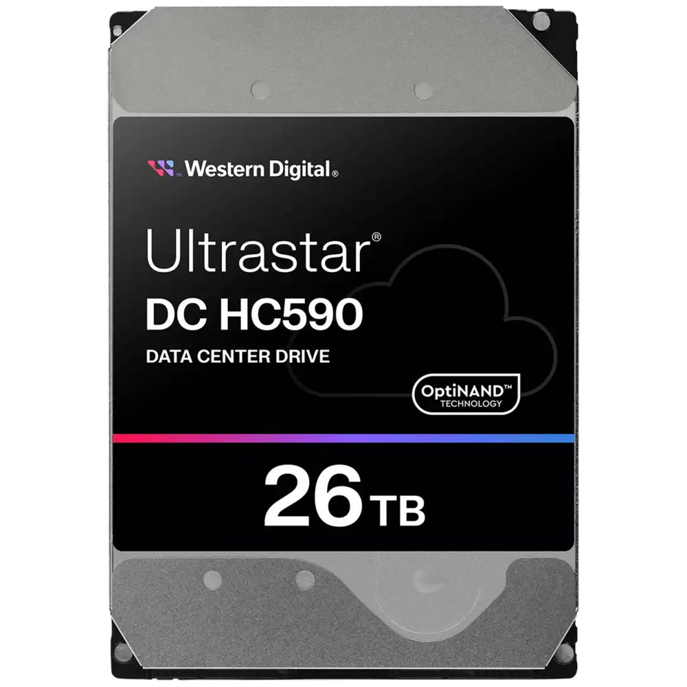 Жесткий диск серверный Western Digital 3.5" 26TB Ultrastar DC HC590 WUH722626AL5204 SAS 12Gb/s, 7200rpm, 512MB