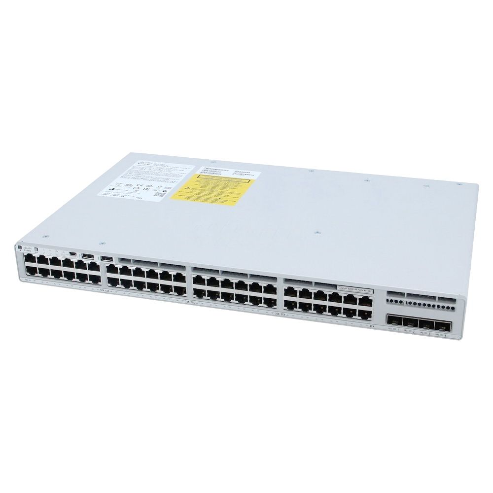 Коммутатор CISCO Bad Pack Catalyst 9200L 48-port Data Switch, 4x1Gb fixed uplinks, PS 1x125W (up to 2), DNA Network Essentials, C9200L-48T-4G-E bp