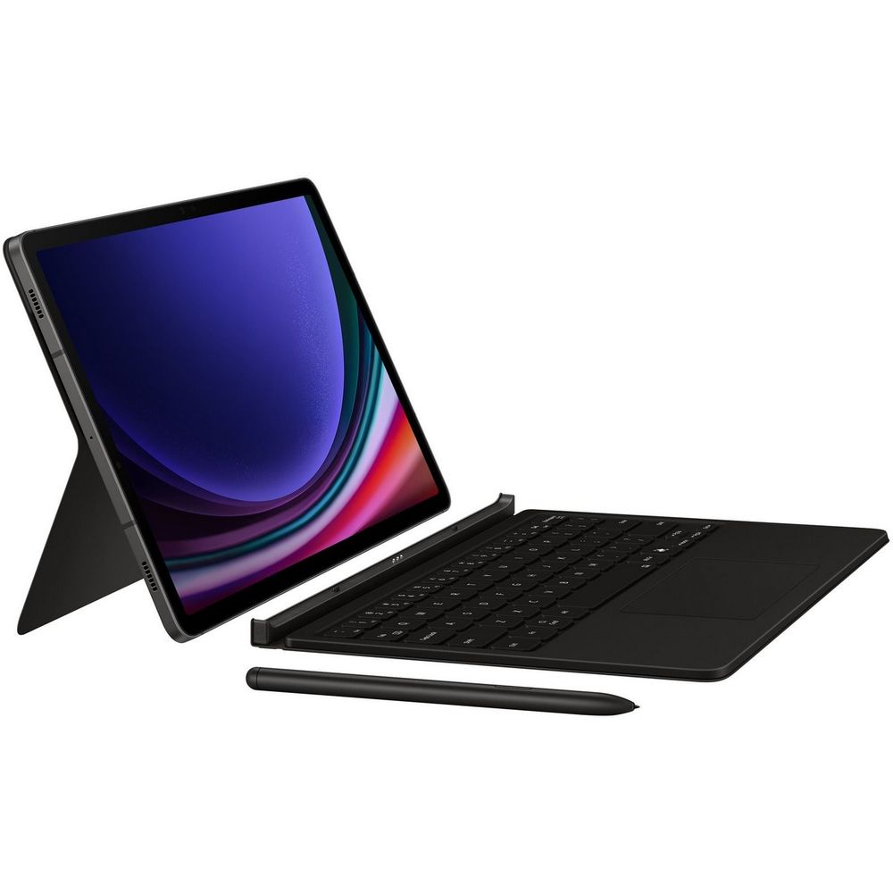 Чехол-клавиатура с тачпадом Book Cover Keyboard Galaxy Tab S10 Lite   S10 FE   S9   S9 FE, чёрный (E