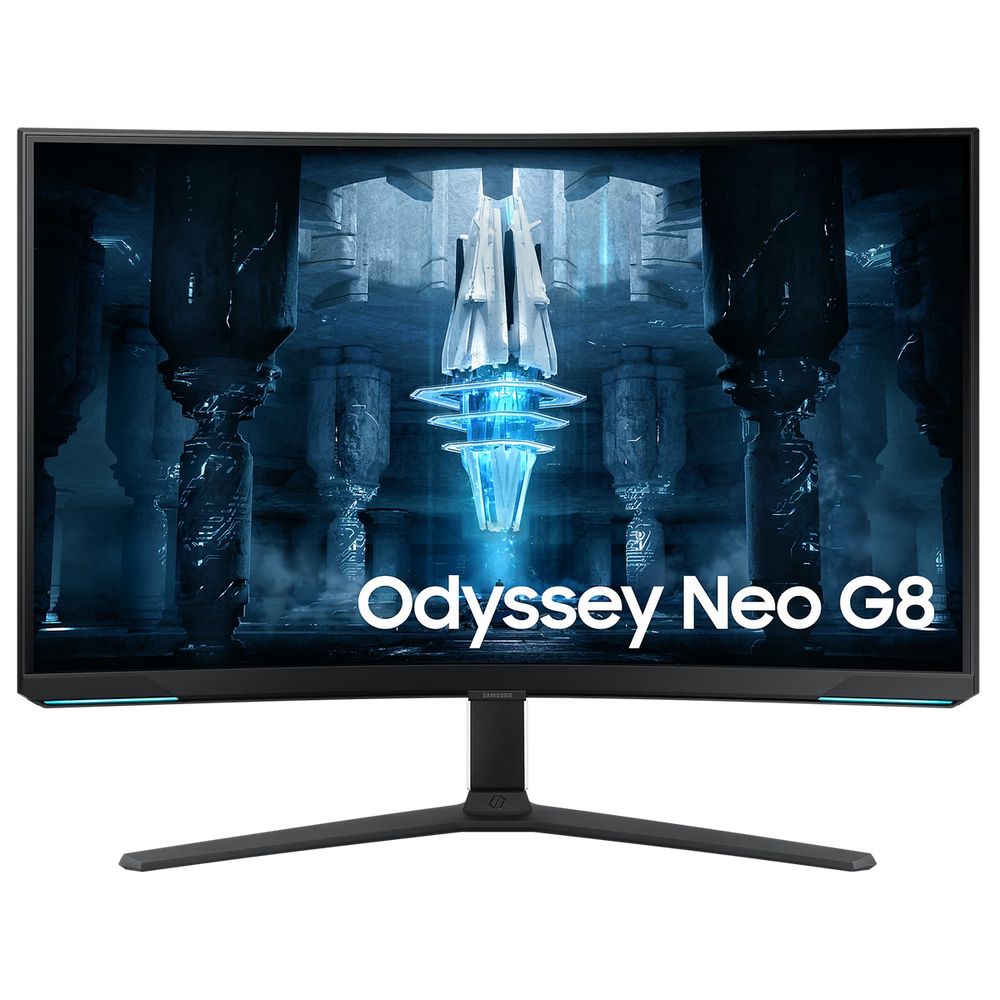 Монитор 32" SAMSUNG S32BG850NM Odyssey Neo G8  Curved VA, 3840x2160, 240Hz, 1ms, 350сd/m, 1000:1, HDR10 | 2xHDMI(2.1), DP(1.4), 2xUSB3.0 | HAS, Swivel, ExPSU, Vesa 100, Black