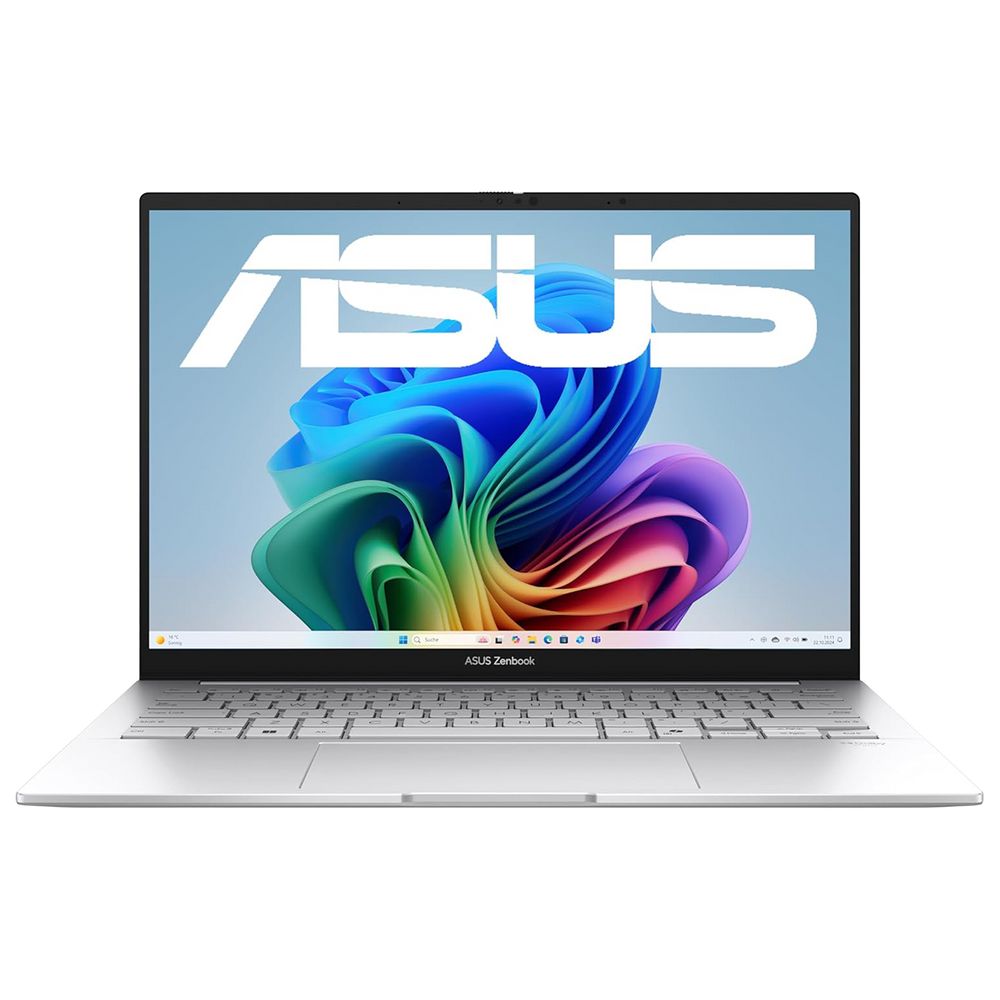 Ноутбук ASUS Zenbook 14 UX3405CA-ST1109 Intel Core Ultra 9 285H/32Gb (soldered D5)/SSD1Tb/UMA/14"/OLED/WQXGA+/2880x1800/120Hz/NoOS/Foggy Silver/1.2kg