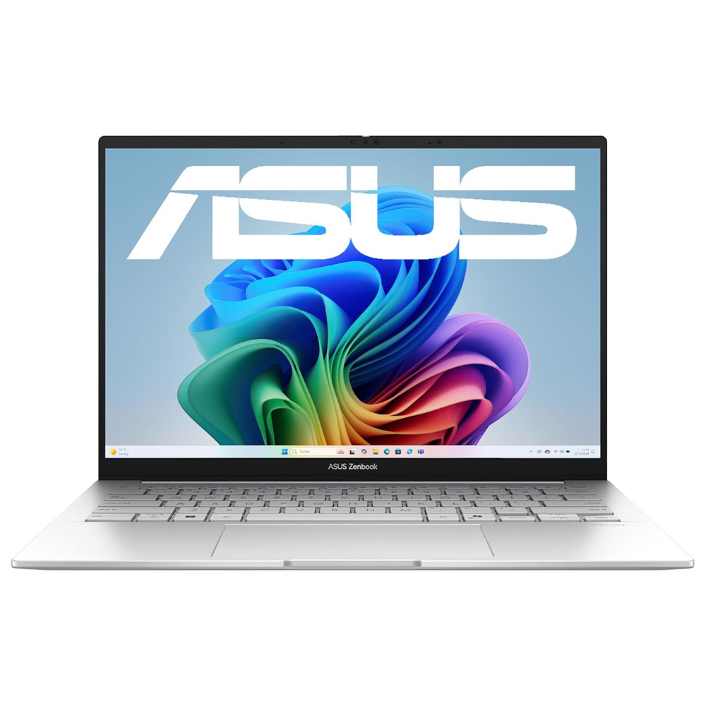 Ноутбук ASUS Zenbook 14 UX3405CA-ST1109 Intel Core Ultra 9 285H/32Gb (soldered D5)/SSD1Tb/UMA/14"/OLED/WQXGA+/2880x1800/120Hz/NoOS/Foggy Silver/1.2kg