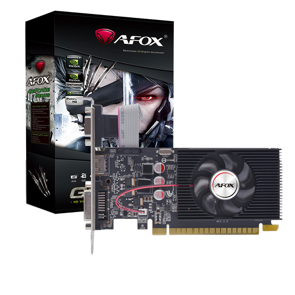 Видеокарта Afox GT420 1GB GDDR3 128bit VGA DVI HDMI 1FAN LP RTL