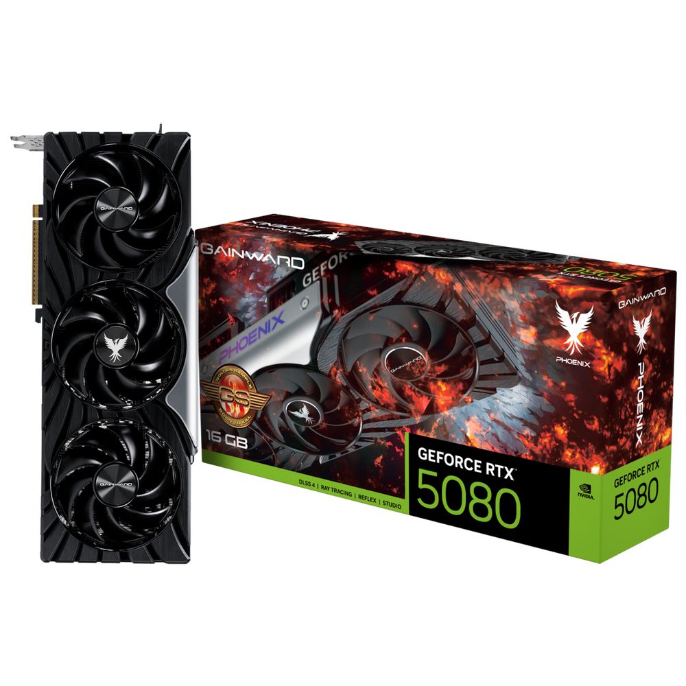 Видеокарта Gainward RTX5080 PHOENIX GS 16GB GDDR7 256bit 3xDP HDMI 3FAN RTL