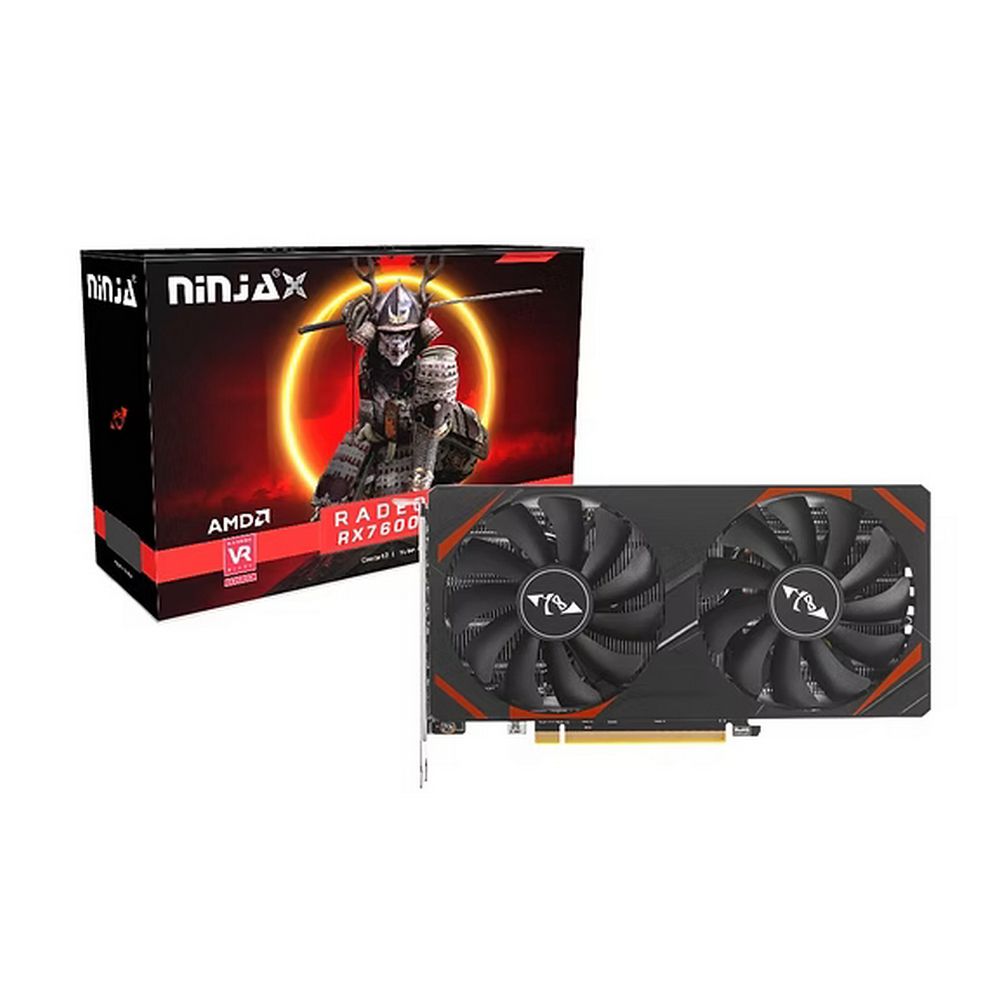 Видеокарта Ninja RX7600 8GB GDDR6 128bit 3xDP HDMI RTL