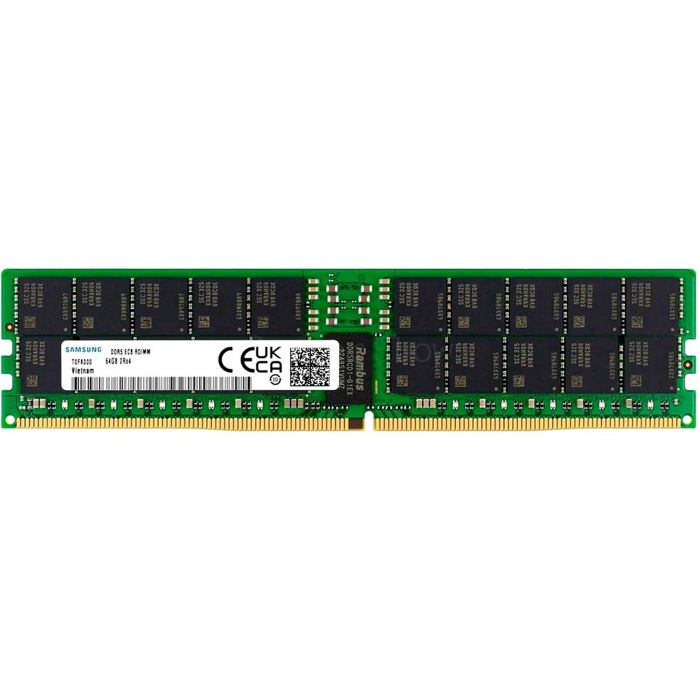 Модуль памяти Samsung 64GB DDR5 M321R8GA0EB2-CCP 6400MHz DIMM 2Rx4 Registred ECC PULL